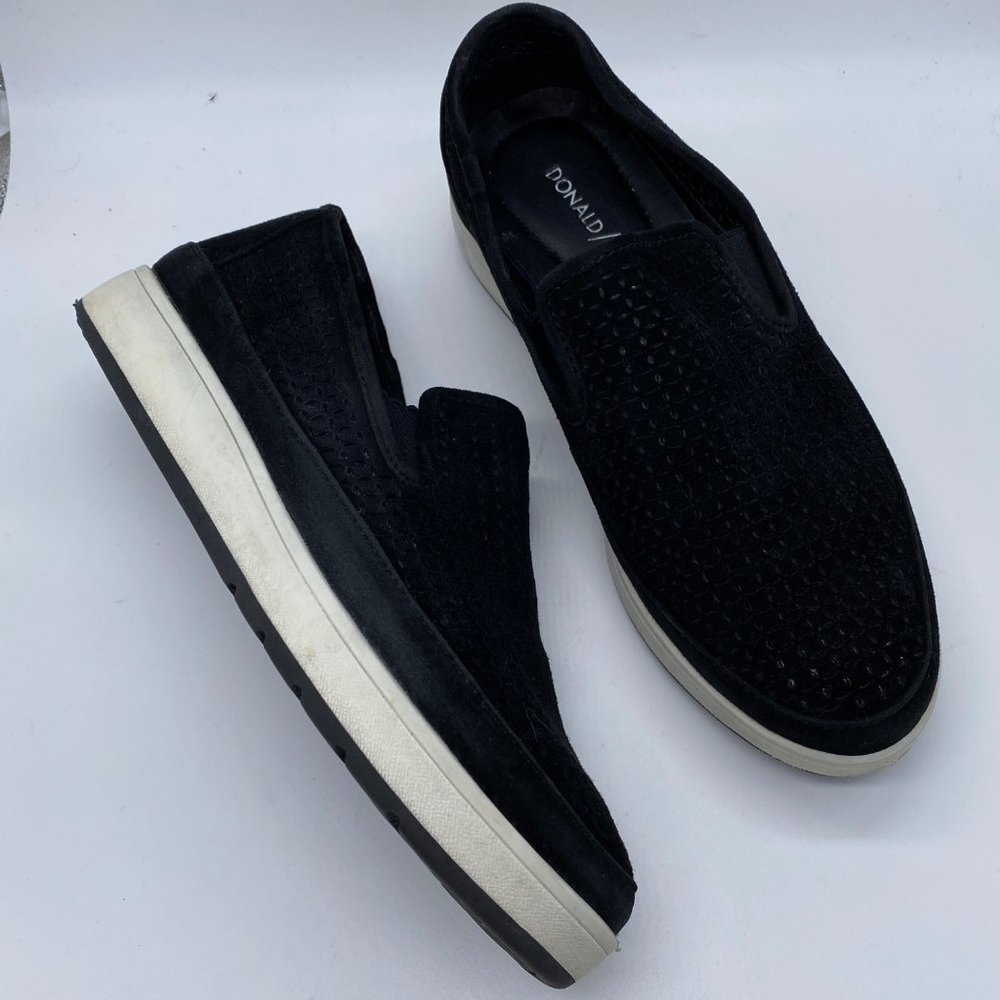 Donald J. Pliner Black Slip-On Sneakers